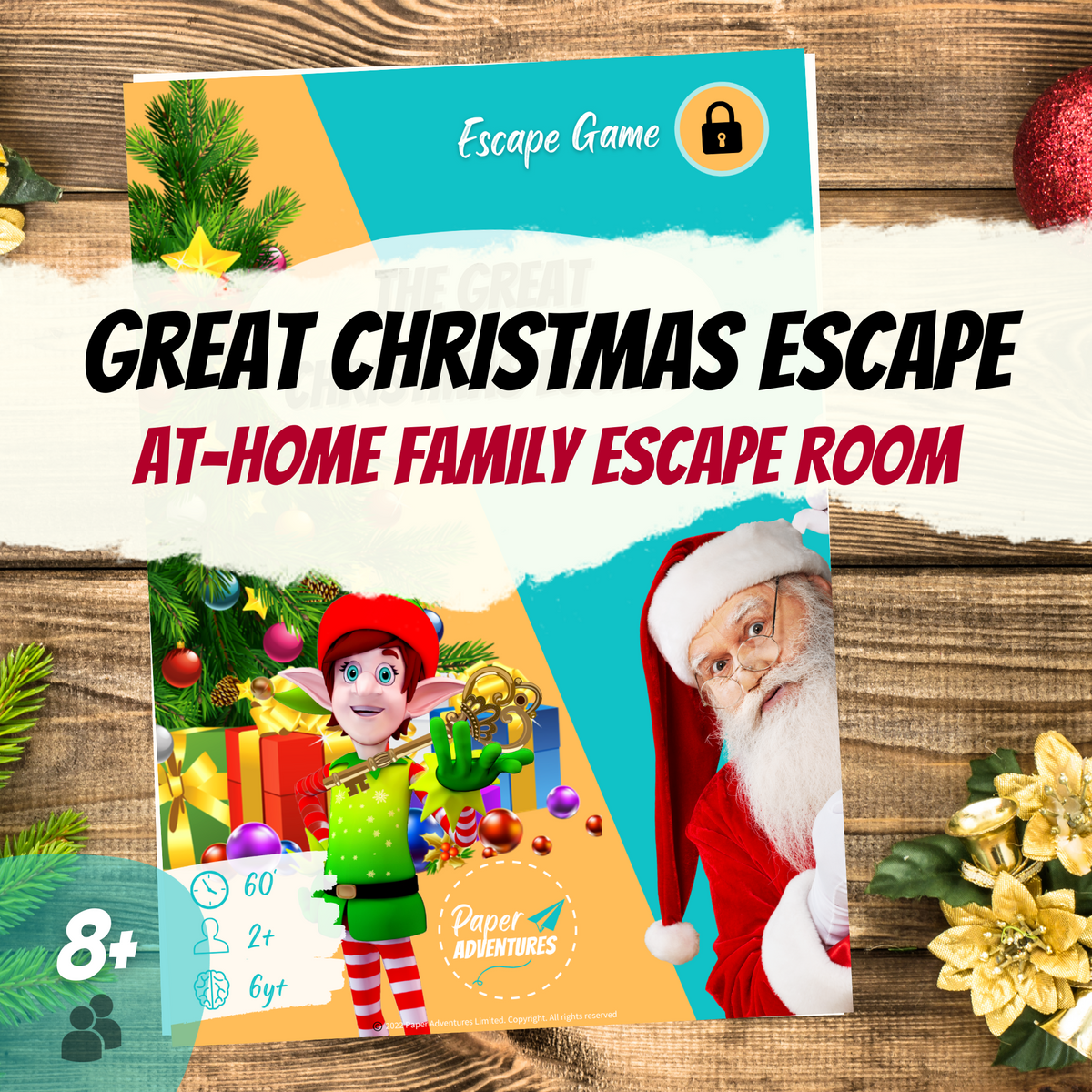 Great Christmas Escape | Printable kids escape game – Paper Adventures