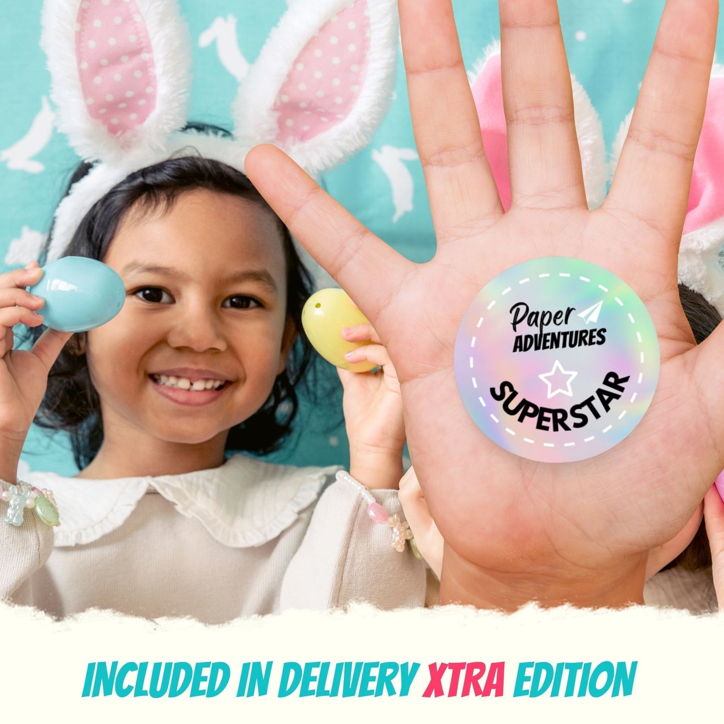 Easter Escape Room for Kids at home : Great Easter Escape an original children egg hunt - easter escape sticker