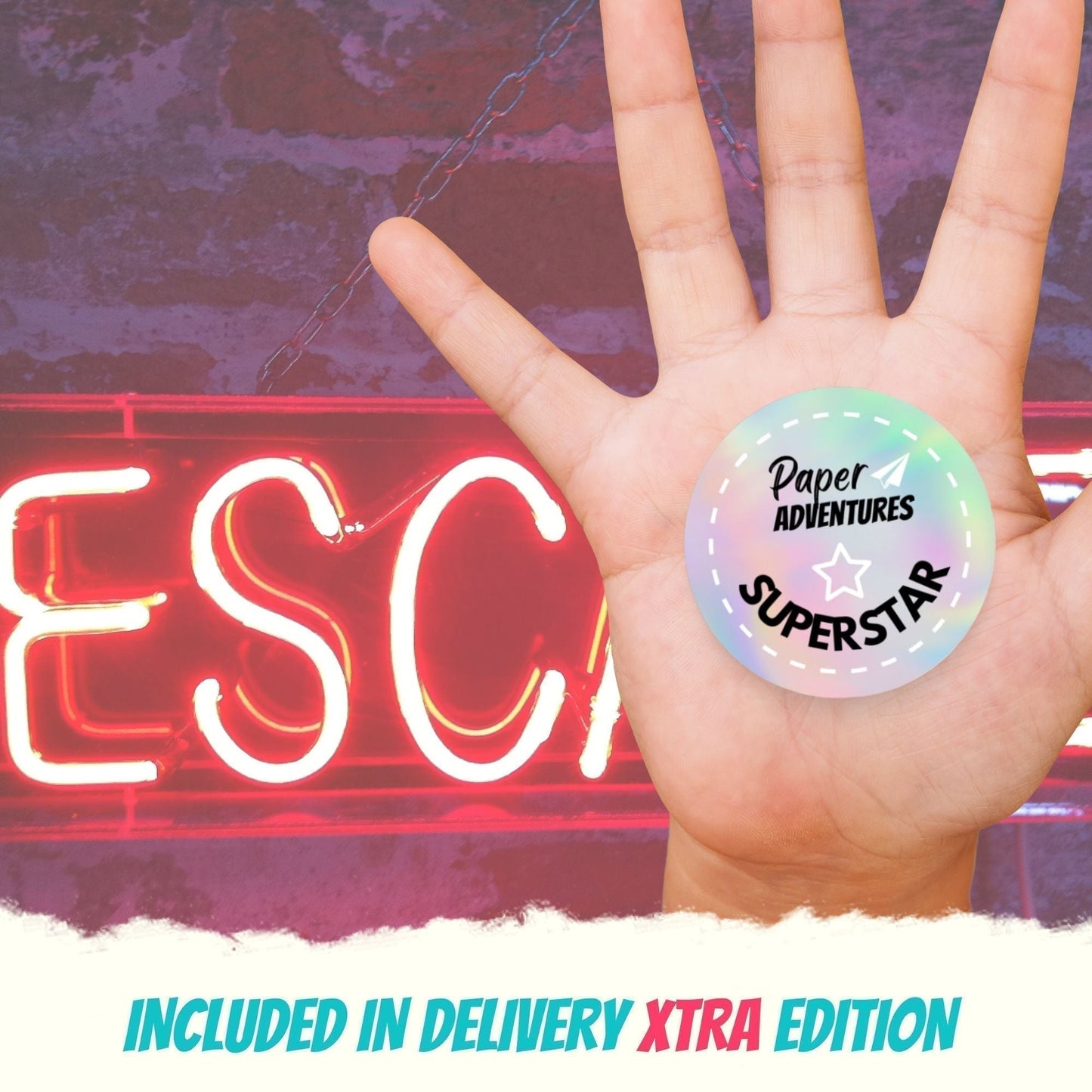 Escape Room for Kids at home : Case of Auntie's Manor is a detective mystery who-dunnitĀ birthday activity -- superhero sticker