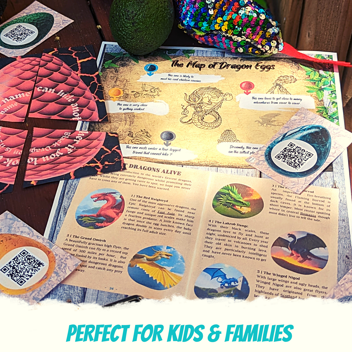 Escape Room for Kids at home : Great Wizard Escape Halloween or Birthday children party game - dragon puzzle