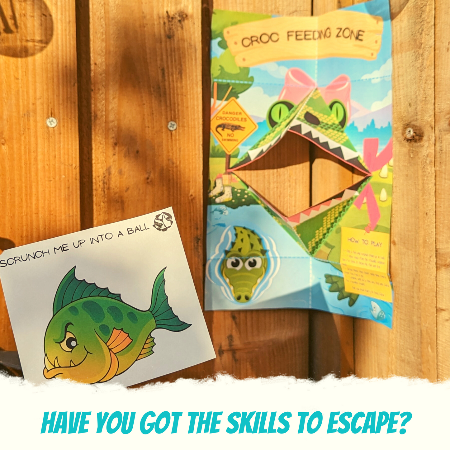 Escape Room for Kids at home : Great Jungle Escape children safari theme birthday game - crocodile puzzle