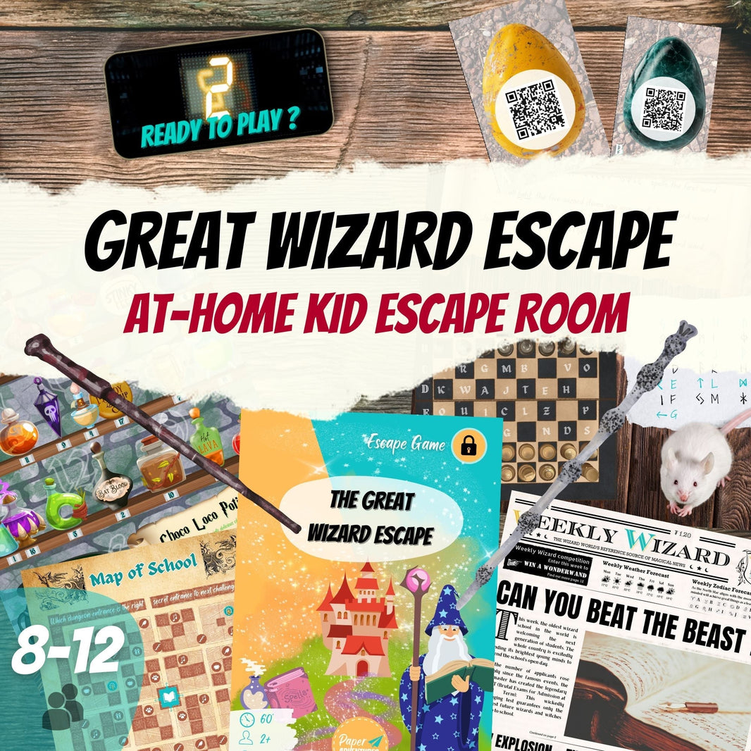 Paper Adventures | Home escape room for kids