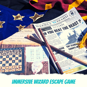 Wizard Escape Room Game. Wizard School Printable Puzzle Game
