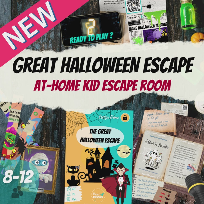 Escape Room for adults – Escape Kit – At-home Escape Room